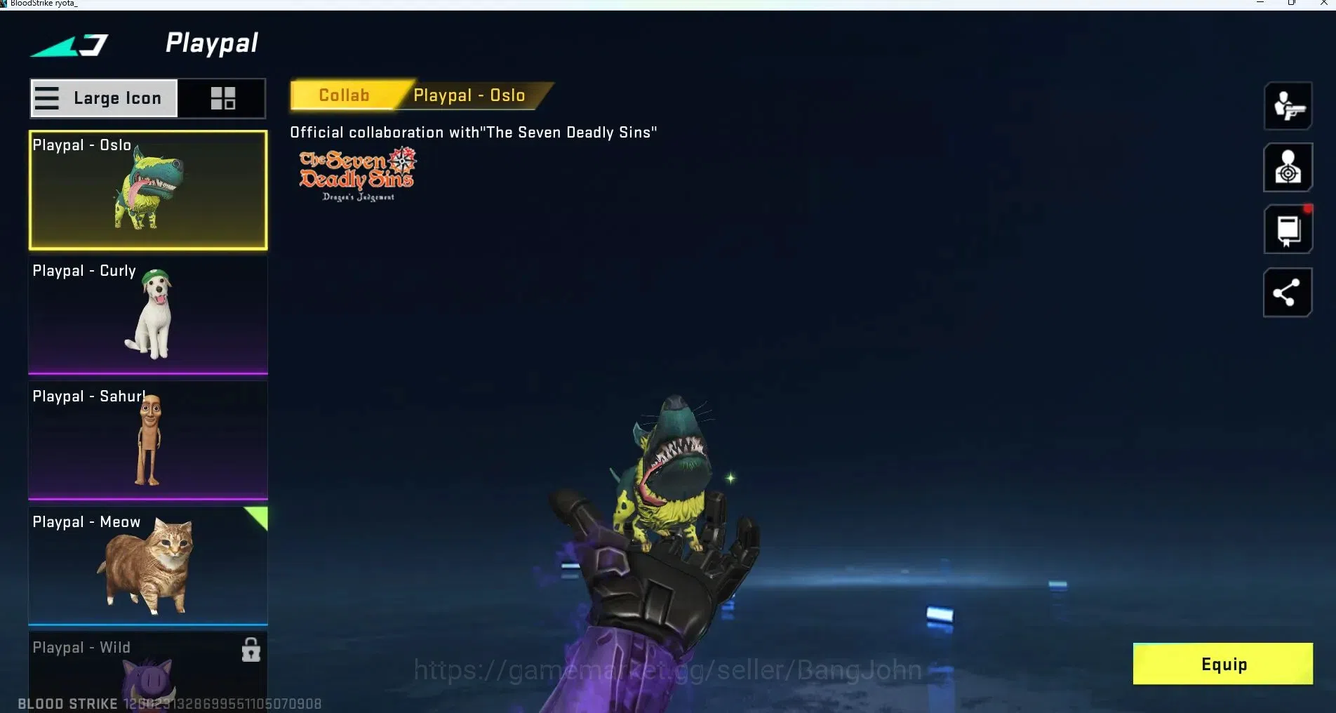 Blood Strike Accounts ASIA |ethernal=ZERO|Limited=RPK|ULTRA ONE-HANDED A image 6