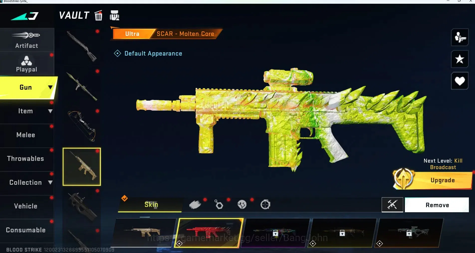 Blood Strike Accounts ASIA |ethernal=ZERO|Limited=RPK|ULTRA ONE-HANDED A image 9