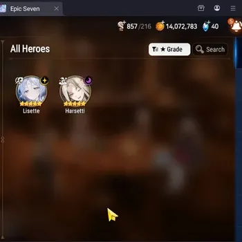 Epic Seven Accounts Starter Global Unverif|2 ML(Lisette,Harsetti))|PoH+Bless ON|Epic Pass Max|Side Story Locked|Stigma