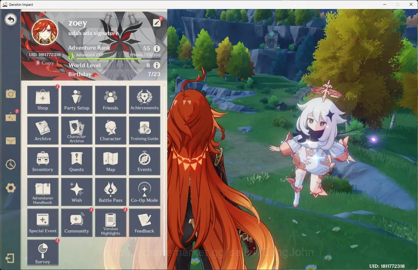 Genshin Impact Accounts ASIA|AR 55|5 Limit+1 Sign |Mavuika,Xilonen,Citlali image 1