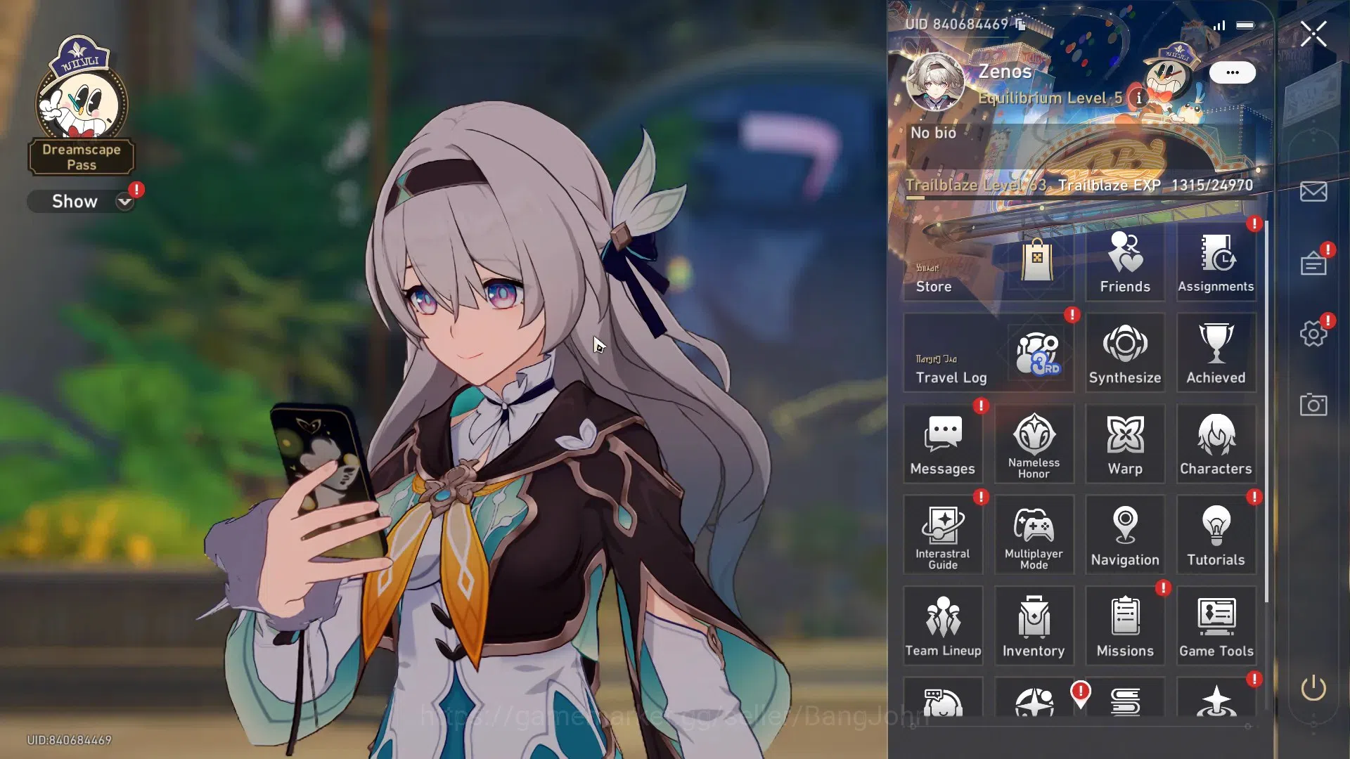 Honkai Star Rail Accounts ASIA| TL70|25 Lim: Firefly,Acheron,Black Swan,Kafk image 1