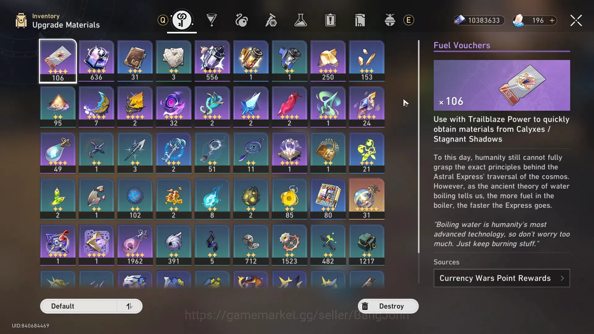 Honkai Star Rail Accounts ASIA| TL70|25 Lim: Firefly,Acheron,Black Swan,Kafk image 4