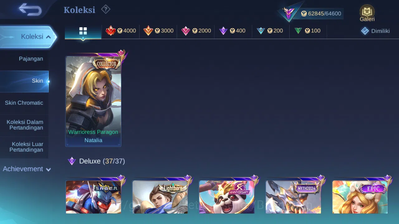 Mobile Legends: Bang Bang Accounts Hero 131 Skin 303 | Zodiac Lance | KOF Karina | CC image 1