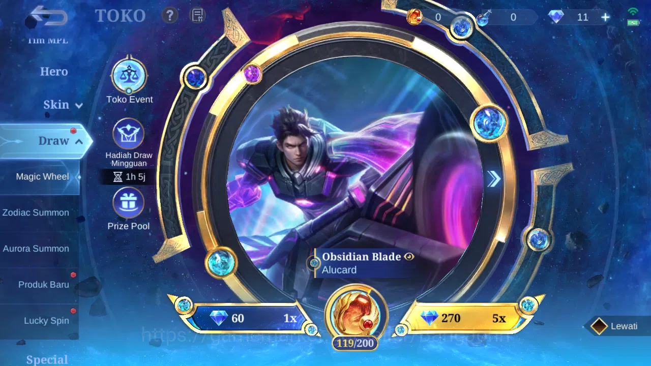 Mobile Legends: Bang Bang Accounts Hero 131 Skin 303 | Zodiac Lance | KOF Karina | CC image 13