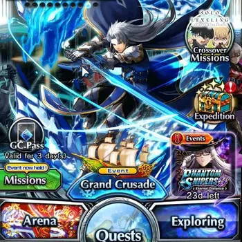 Grand Summoners Accounts End-Game GLOBAL|Rank 132|30 Ascend 10 TW|(Ultimate Roy,Houka Inumuta,S Miyu,S