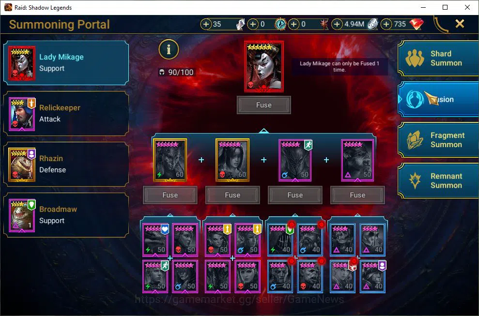 Raid: Shadow Legends Accounts Lv28 343K Power|16 Legend(Ninja,Praeva,Wukong,Arta image 13