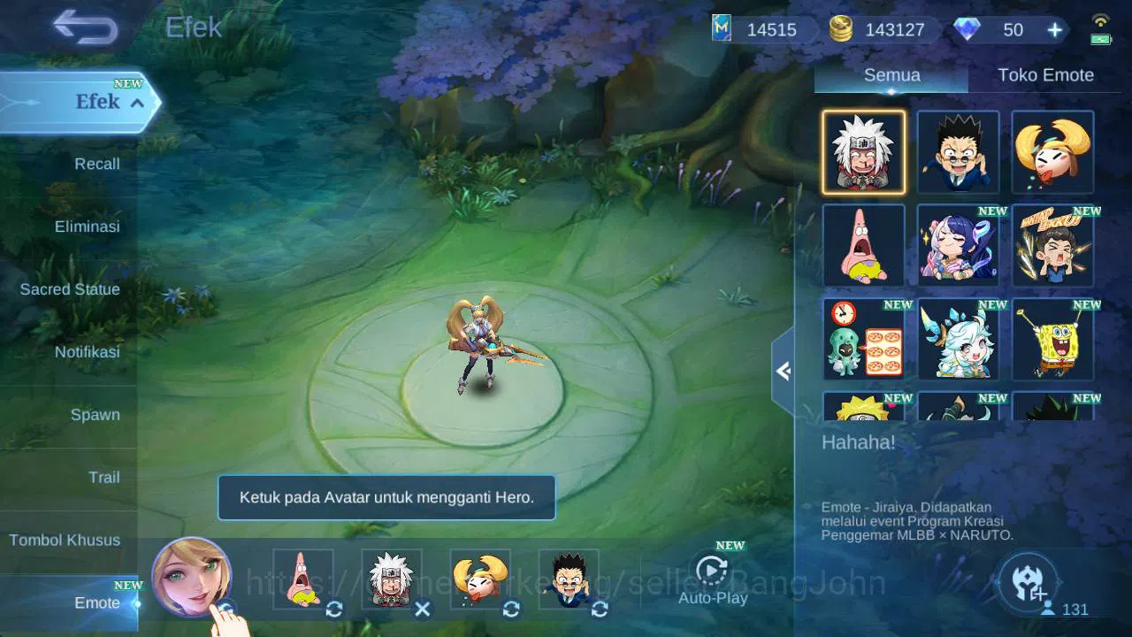 Mobile Legends: Bang Bang Accounts skin 453, hero 131, Legend(franco,lunox),saiyagold image 18