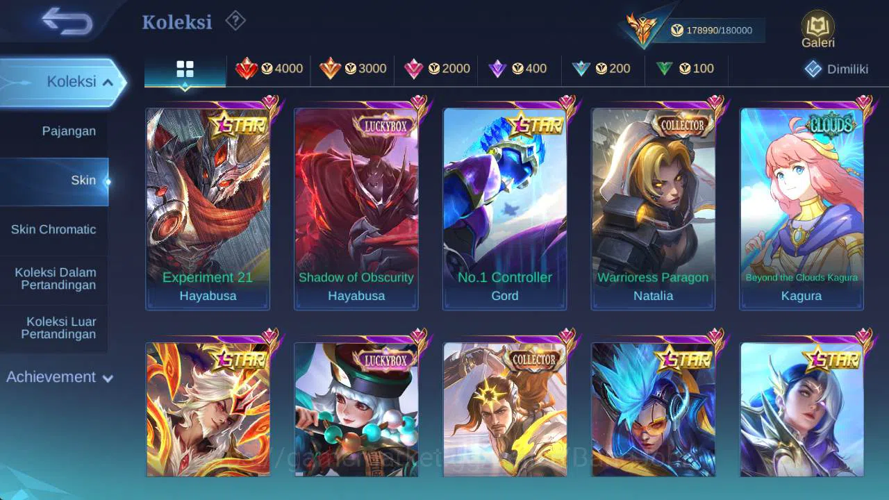 Mobile Legends: Bang Bang Accounts skin 453, hero 131, Legend(franco,lunox),saiyagold image 6
