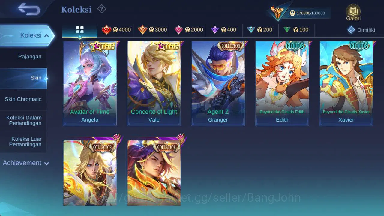 Mobile Legends: Bang Bang Accounts skin 453, hero 131, Legend(franco,lunox),saiyagold image 7
