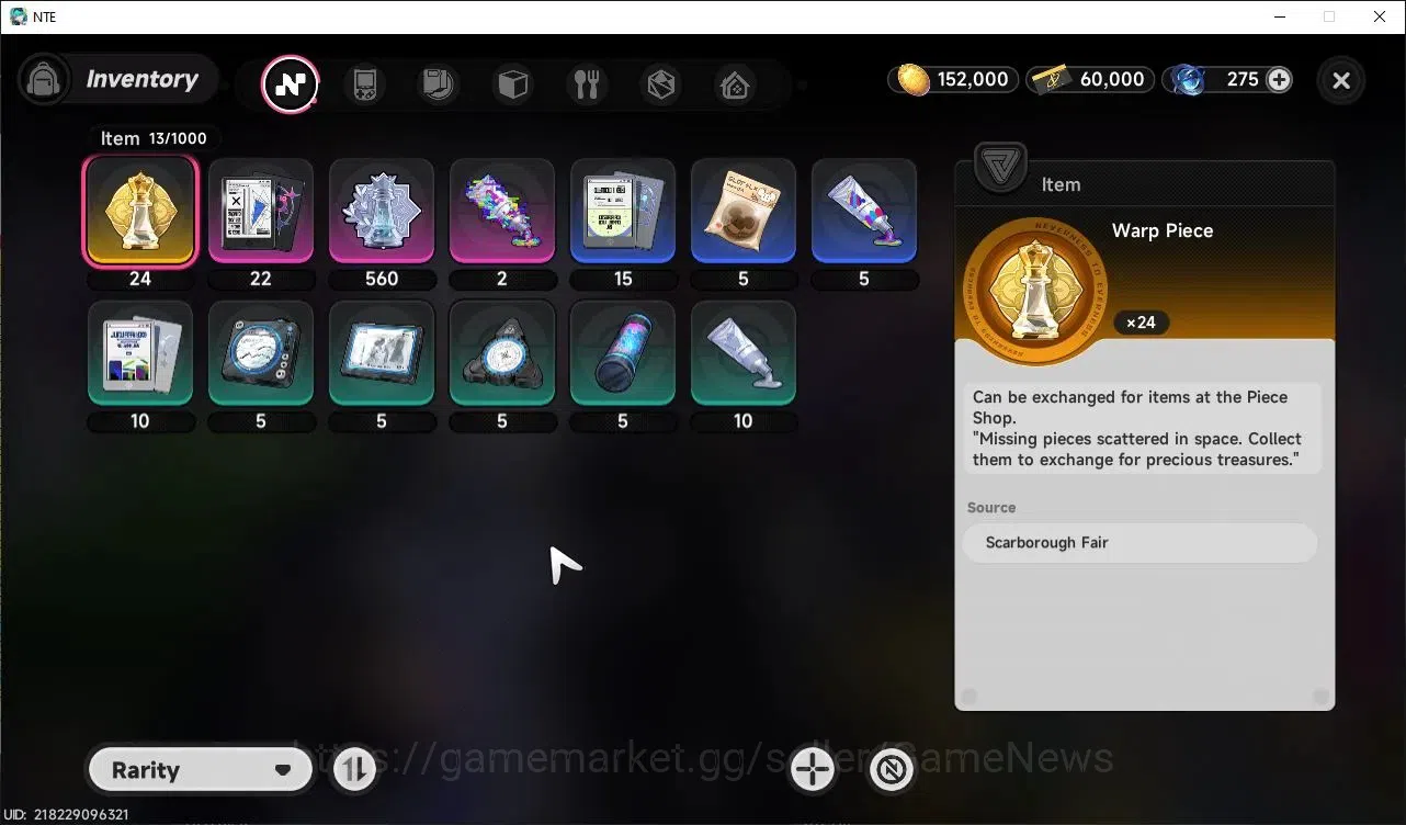 Neverness to Everness Accounts GLOBAL EU|HL 3| 4 SSR [Nanally,Hathor A1,Sakiri,Daffodill] |5 SR [Adler,Haniel]|275 8