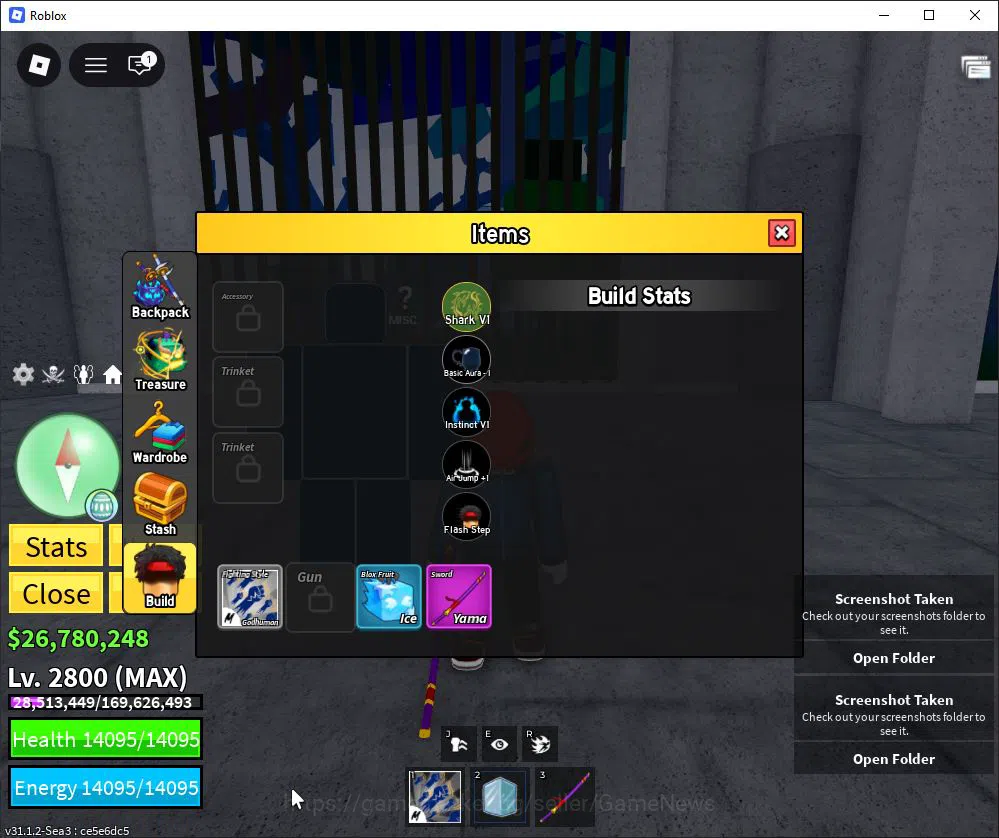 Roblox Accounts Blox Fruit |Lv Max + Ice,GodHuman|26M Beli 50K Frag|2 Myth Weap 2 Myth Fruit |Human V1|Unverif(RBL936) 9