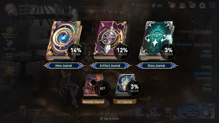 Epic Seven Accounts Global | Starter|2 ML(Zio,DP Aria)|PoH+Bless ON|St image 3