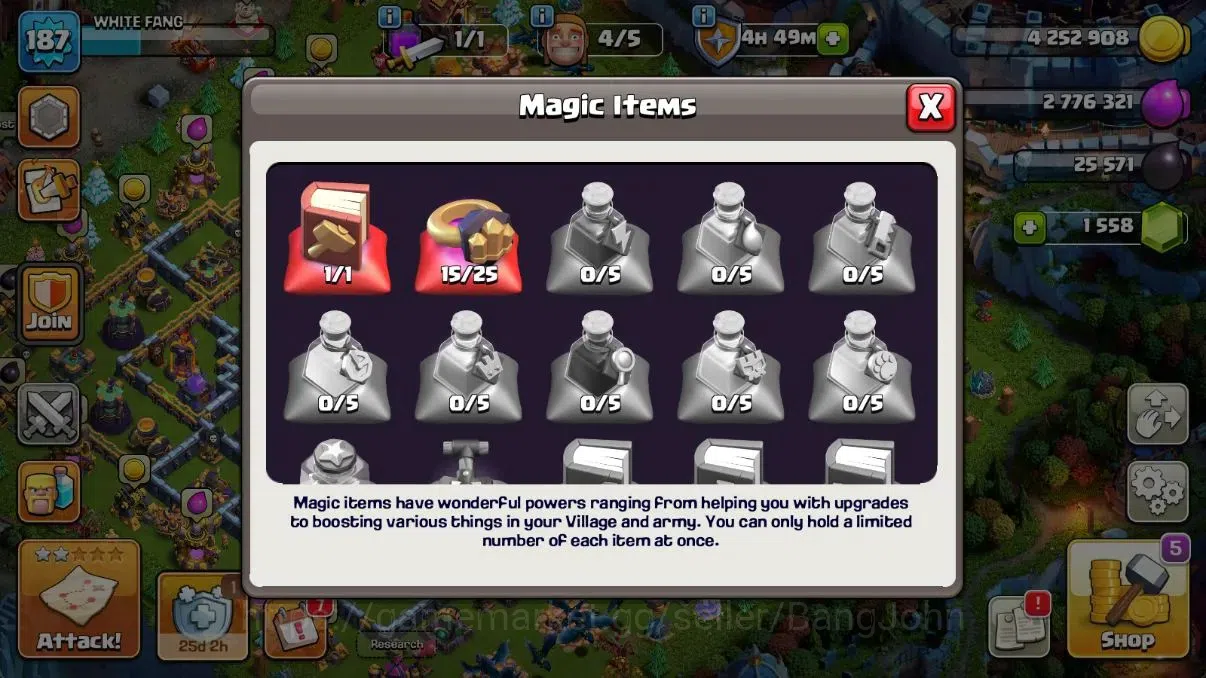 Clash of Clans Accounts Global | TH 15-BH 9|LVL 187|HH 9|9 Skins (2Legenda image 3