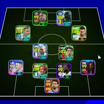 eFootball Accounts Others Android|Power 3153|Epic Paolo Maldini,Eden Hazard,Miyaichi Ryo,Aubameyang,Rui