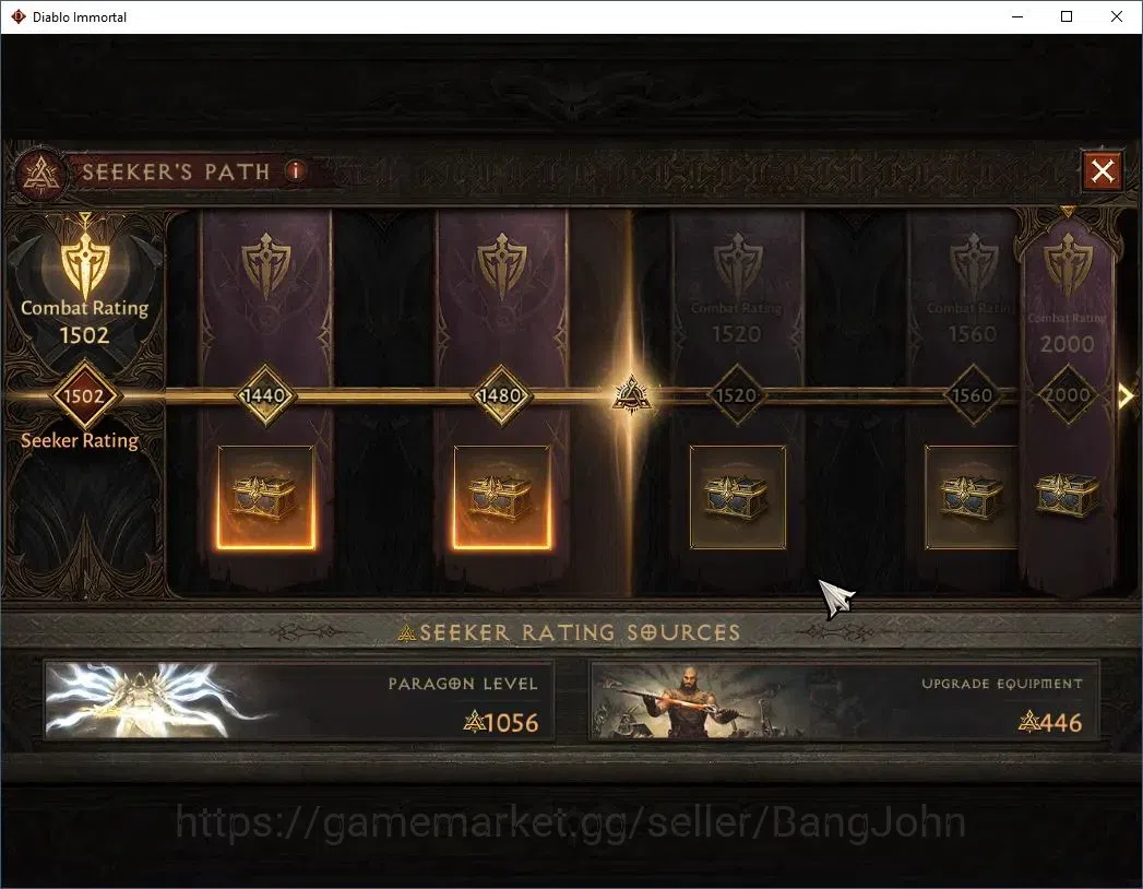 Diablo Immortal Accounts Mid-Tier SEA - Izual | 60 (352) Druid-Maledictor | CR 26k | Reso 450 | Hell 3 | Varog Lv 30 | CS ON 9