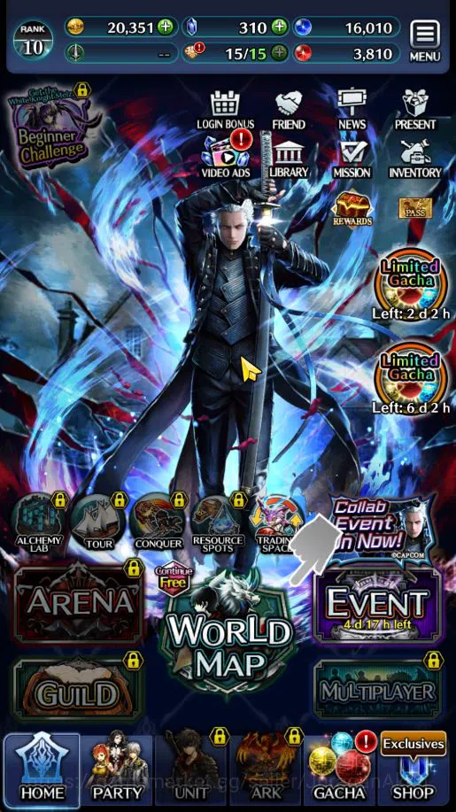 Last Cloudia Accounts Global|Starter Rank 10 |Vergil,GH Adel,TT Diva,Etc image 4