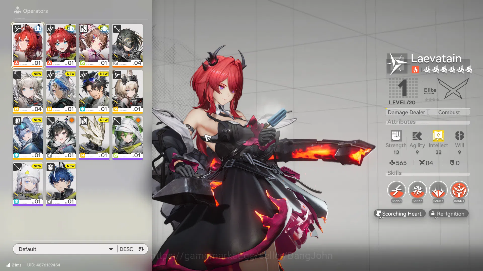 Arknights: Endfield Accounts Starter Skip Tutor | Asia | Laevatain | ardelia | image 1