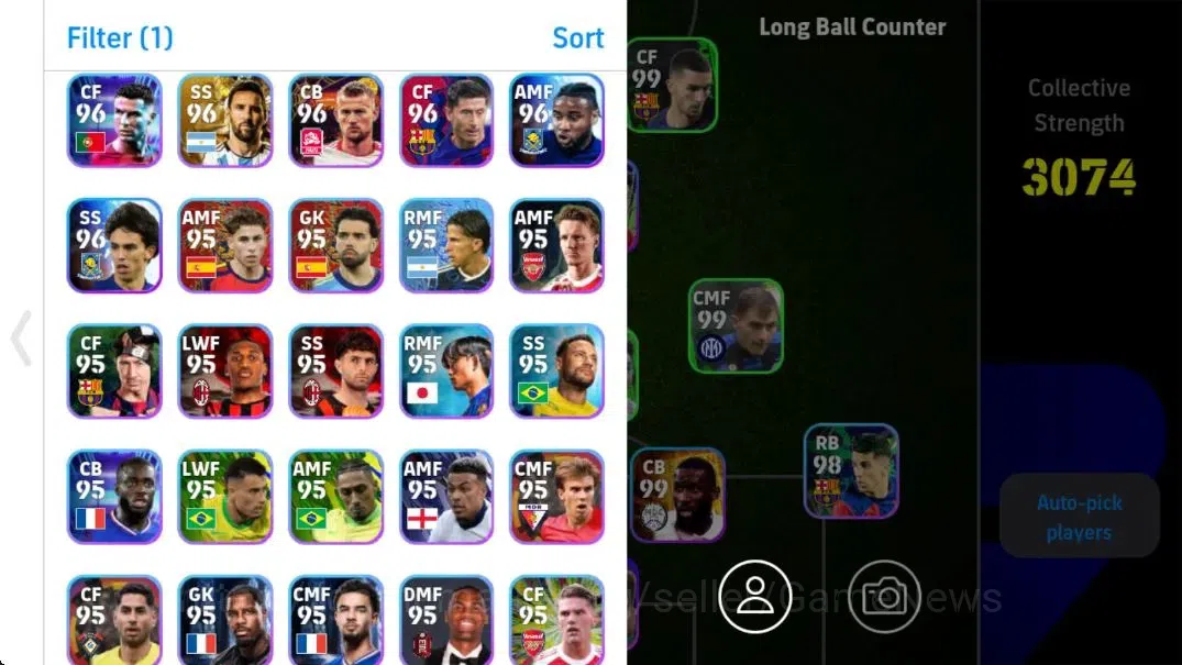eFootball Accounts Android|Legend Card Collection Check SS|Epic Etoo, image 10