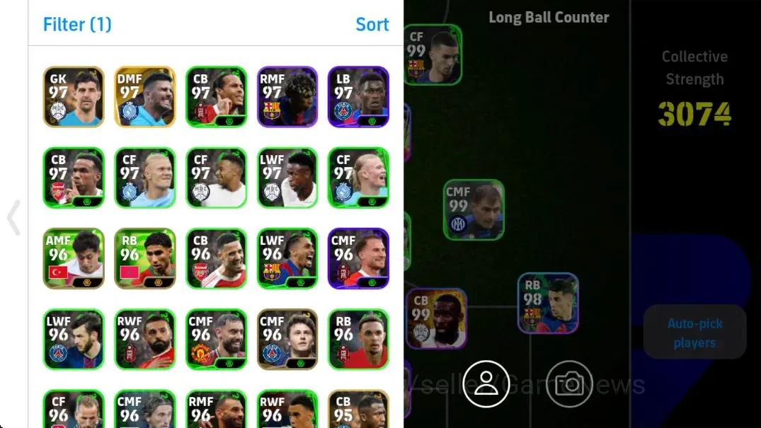 eFootball Accounts Android|Legend Card Collection Check SS|Epic Etoo, image 11