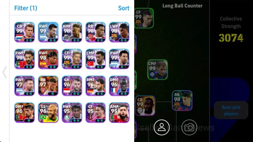 eFootball Accounts Android|Legend Card Collection Check SS|Epic Etoo, image 7