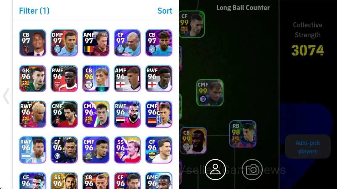 eFootball Accounts Android|Legend Card Collection Check SS|Epic Etoo, image 8