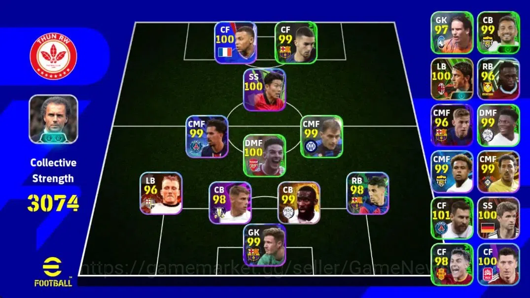eFootball Accounts Android|Legend Card Collection Check SS|Epic Etoo, image 9