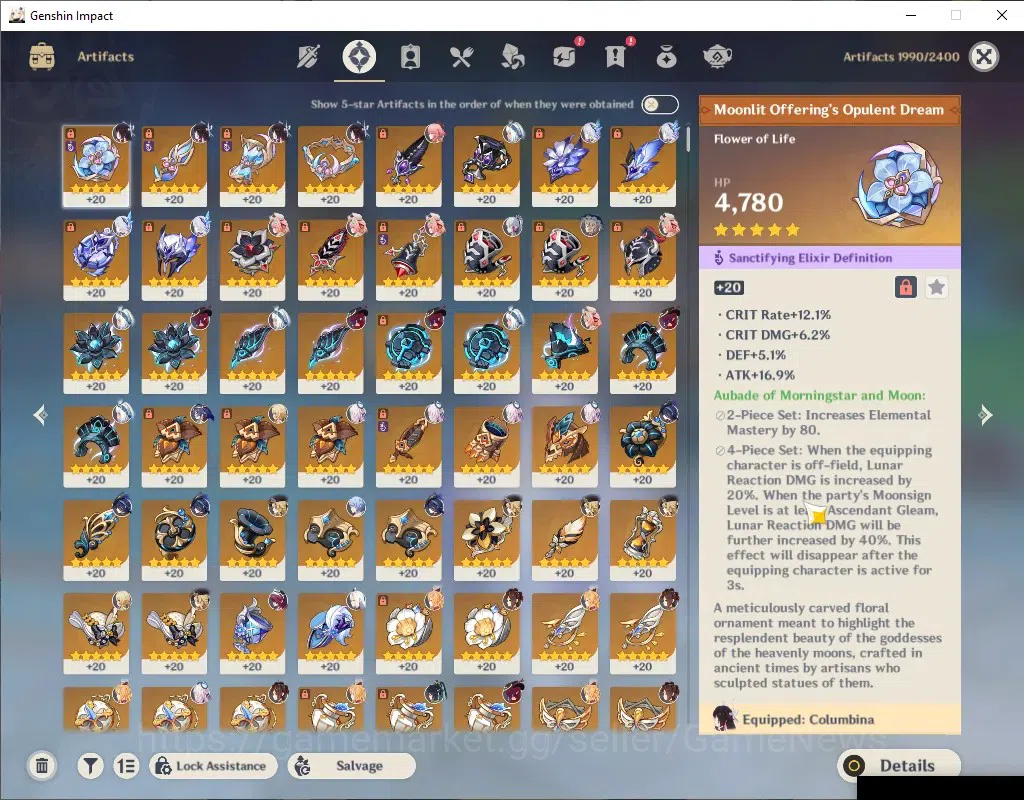Genshin Impact Accounts ASIA|AR 60|2 Frezee Team [Skirk,Ayaka]|20 Limit+ 6 image 9