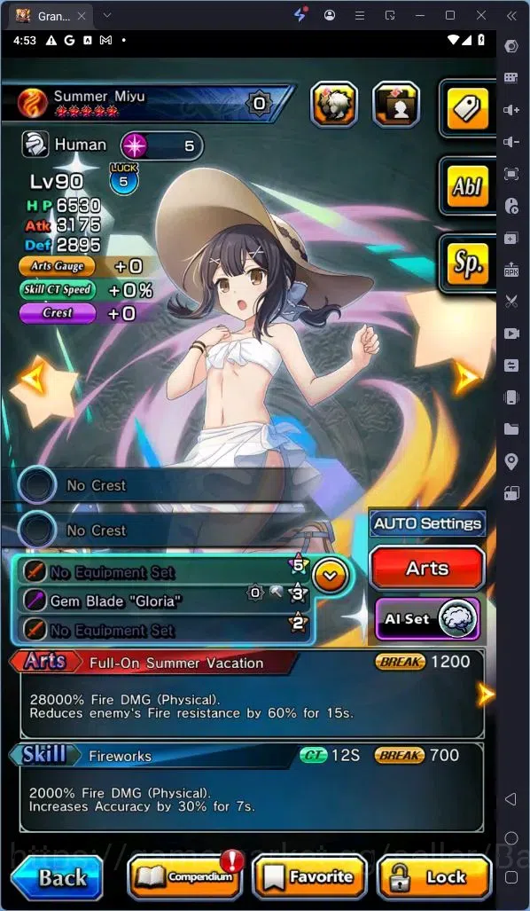 Grand Summoners Accounts Global | Rank 1 |Scarlet Enforcer Lark, Summer Miy image 7