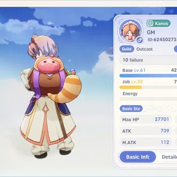 Ragnarok: The New World Accounts Sv Comodo |Unverif Email|Lv.61 Kanos, Ready Raid|3 SSR Pet|3K Zeny+36K BoundZeny|Low