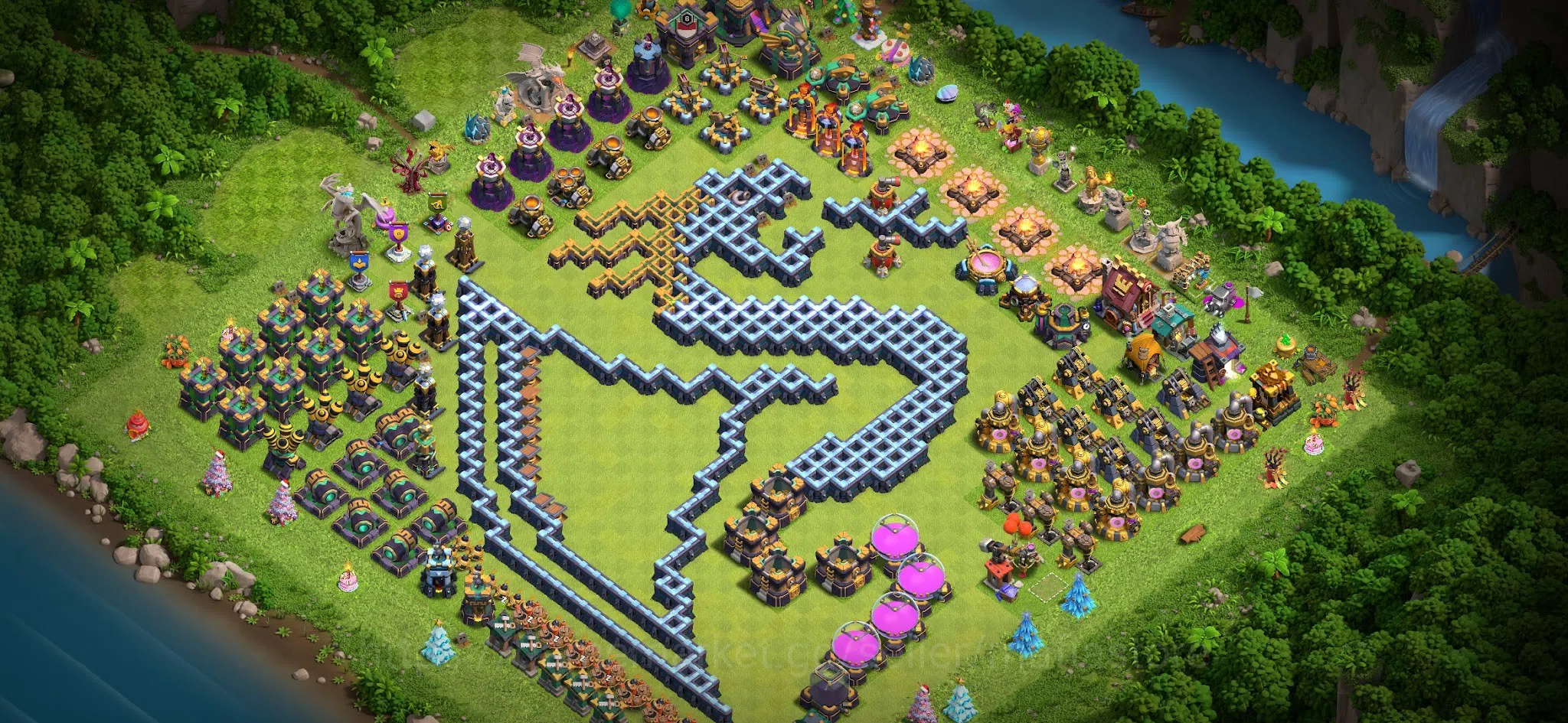 Clash of Clans Accounts HIGH-END TH14 | AQ76 BK65 | Giant Gauntlet 8, Froz image 2