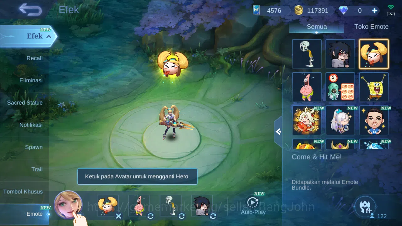 Mobile Legends: Bang Bang Accounts Hero 122 Skin 206 | Champion Joy | KOF Karina | CC image 13