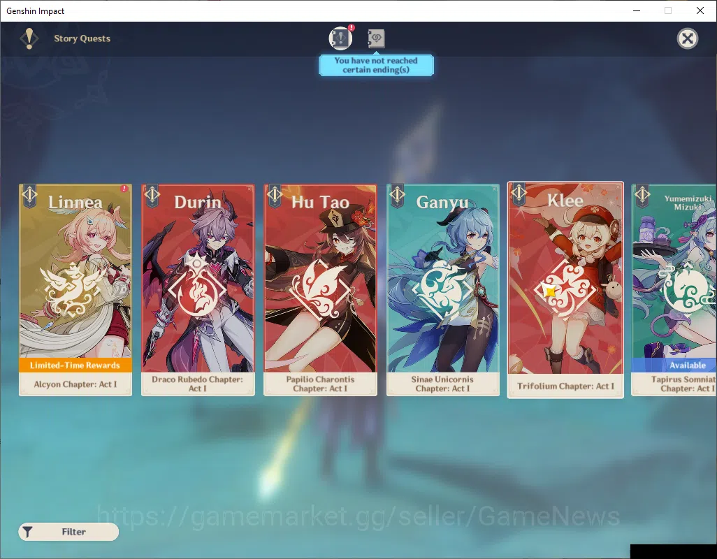Genshin Impact Accounts ASIA|AR 55|Prime Team Flins|6Limited+1(*5Weapon)Fl image 5