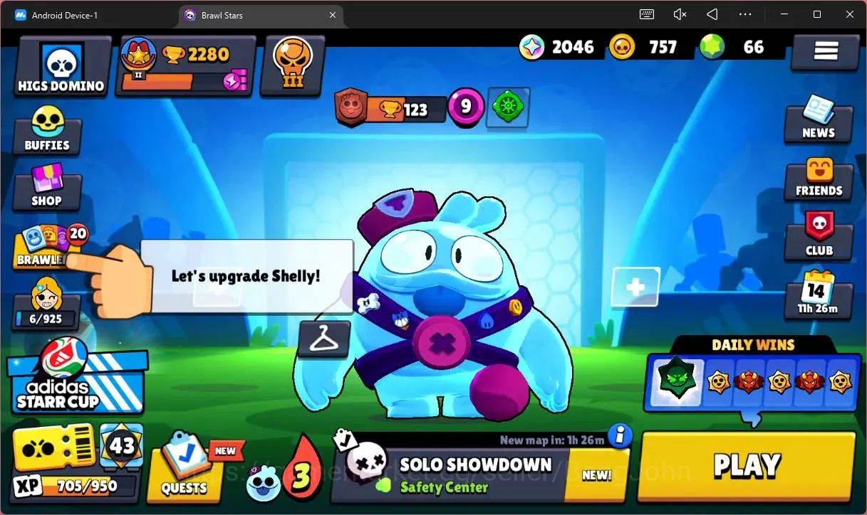 Brawl Stars Accounts Global |2280 Trophy|26 Brawler|1 Max Hypercharge(G image 1