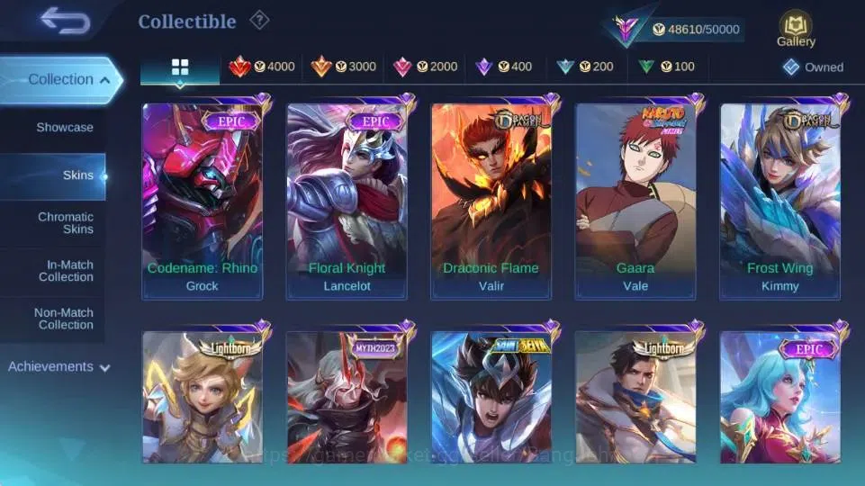 Mobile Legends: Bang Bang Accounts Global|Skin 244|Renowned|KOF Karina,Collector Nata image 10