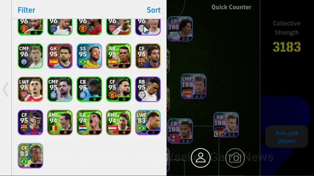 eFootball Accounts Legends & Iconic Players Android|7 Epic(Didier Drogba,Steven Gerrard,Edmilson,Raul)|Show Time Joshua 3