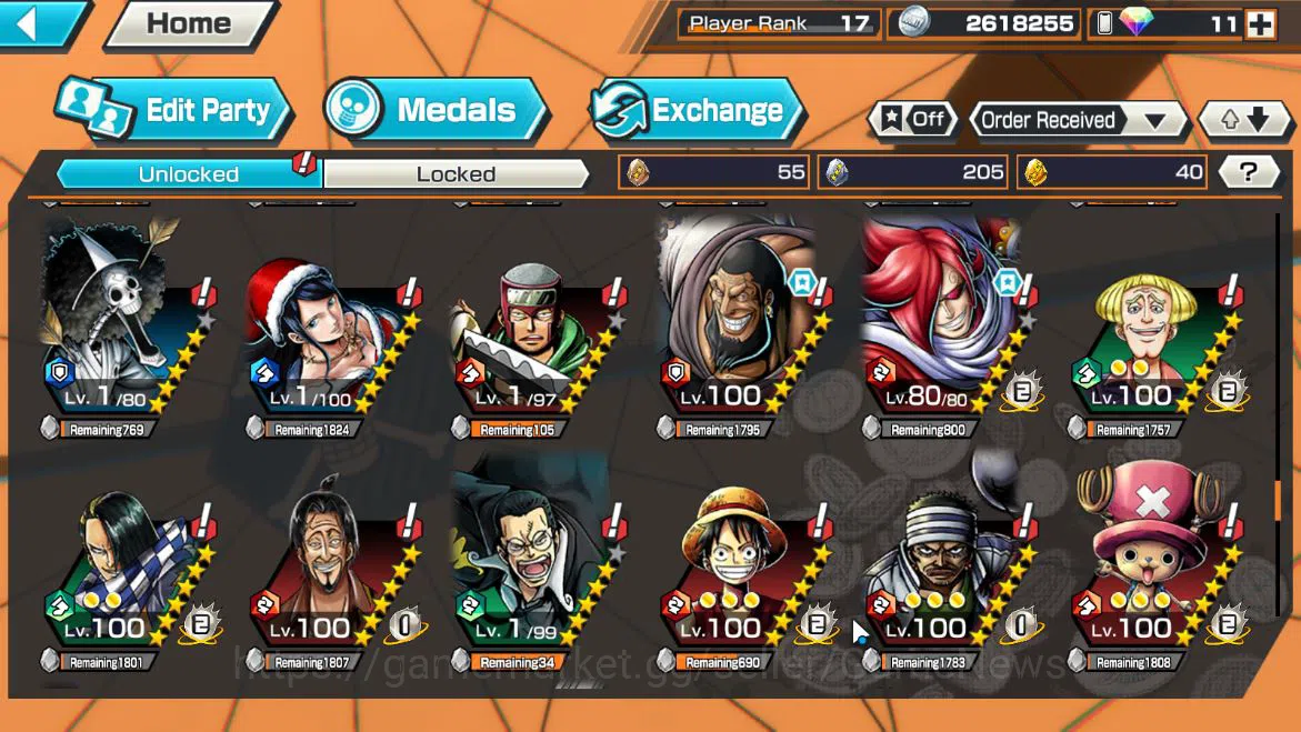 One Piece Bounty Rush Accounts Global|5EX 1MAX|5Elder Saturn,Seraphim S-Snake,Fil image 14