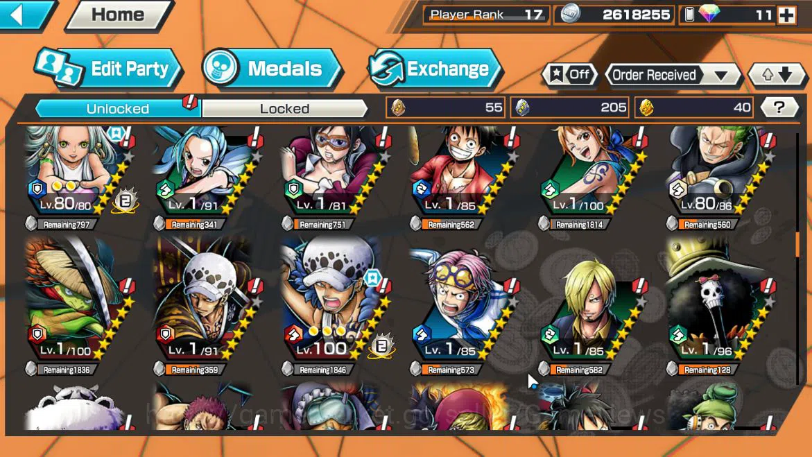 One Piece Bounty Rush Accounts Global|5EX 1MAX|5Elder Saturn,Seraphim S-Snake,Fil image 17