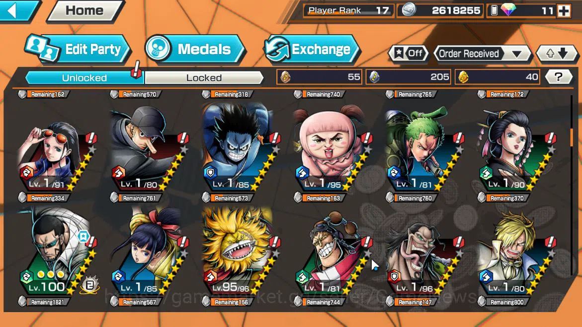 One Piece Bounty Rush Accounts Global|5EX 1MAX|5Elder Saturn,Seraphim S-Snake,Fil image 19
