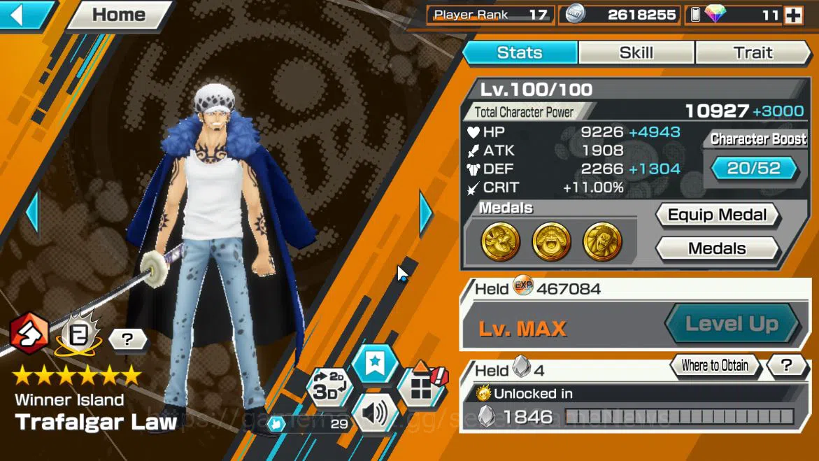 One Piece Bounty Rush Accounts Global|5EX 1MAX|5Elder Saturn,Seraphim S-Snake,Fil image 2