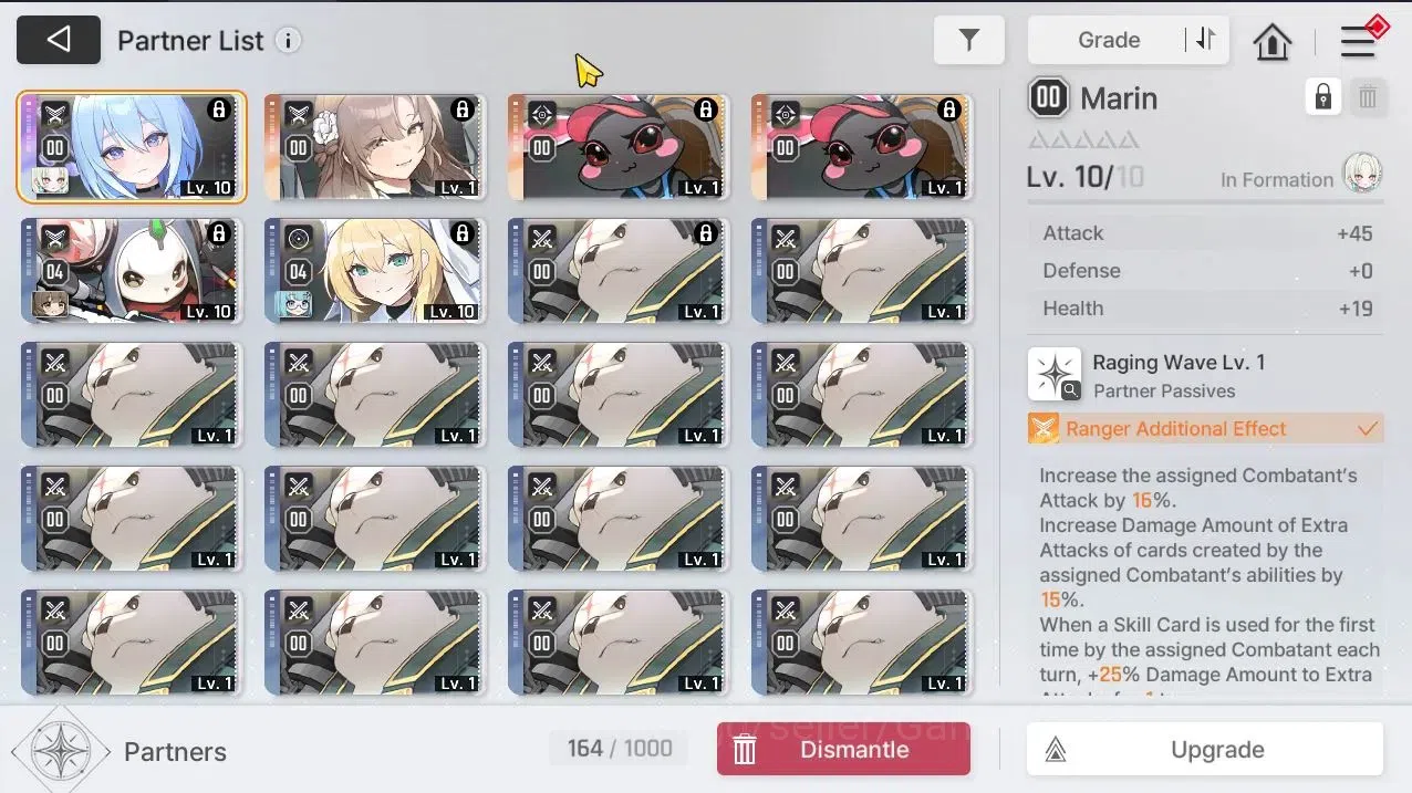 Chaos Zero Nightmare Accounts GLOBAL Lv 30|3 SSR[Heidemarie,Diana,Nine,Mei Lin,V image 5