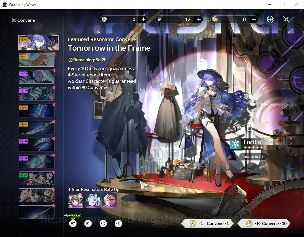 Wuthering Waves Accounts NA|UL 10| Starter | 2 Limited | Lucilla,Rebbeca |A image 10