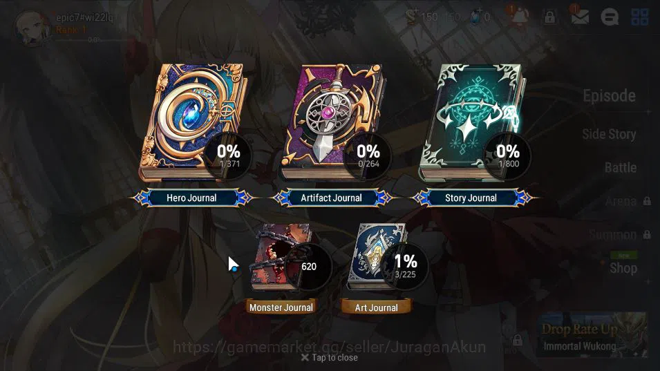 Epic Seven Accounts Global Unverif | Fresh Starter | Low Progress | 1  image 3