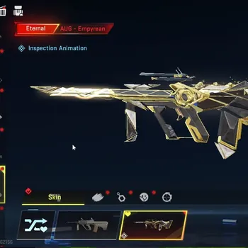 Blood Strike Accounts Collab Skin Asia|Eternal AUG Empyrean Lv4,MP7+Collab Mr Iguana,AOT Female Titan,M4A1 Bof,OPM