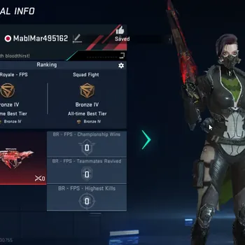Blood Strike Accounts Starter ASIA Stater|1 ETERNAL: MP5 - Bloodrift| 1 Epic Rename Card | Detail Check