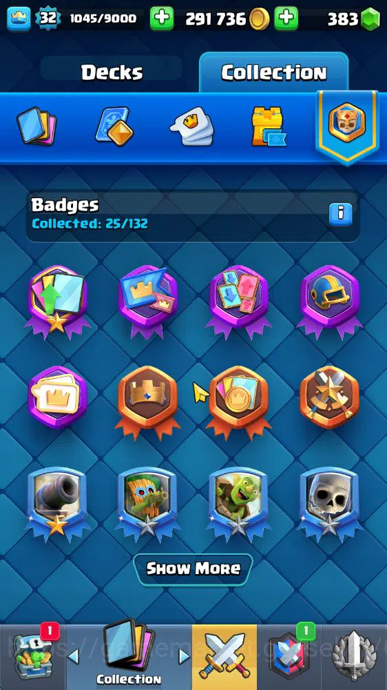 Clash Royale Accounts Midgame Lv 32|Trophy 7008|KTL 11|Limited Skin|Card 114| 1 HERO 5 EVO 2 Champ 20 Legendary 33 Epic 30 17