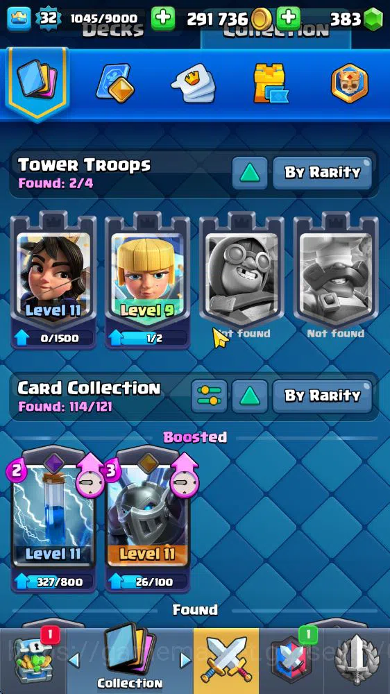 Clash Royale Accounts Midgame Lv 32|Trophy 7008|KTL 11|Limited Skin|Card 114| 1 HERO 5 EVO 2 Champ 20 Legendary 33 Epic 30 4