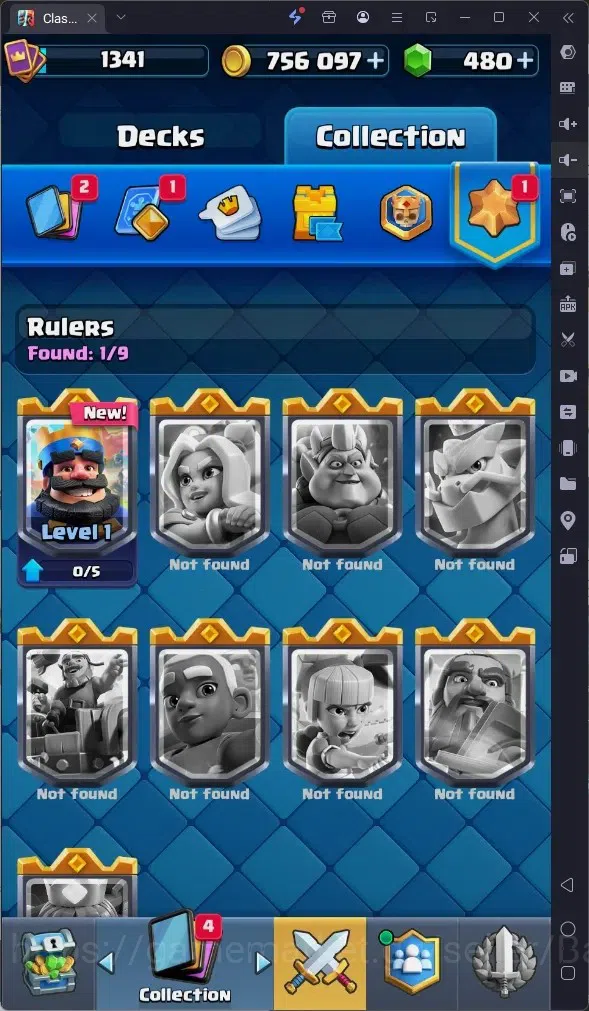 Clash Royale Accounts High-End Global |CL 1341|KTL 14|Trophy 10096|1 MAX|8 CHamp|4 Hero|8 Evo|Arena 25|756k Gold|480 18