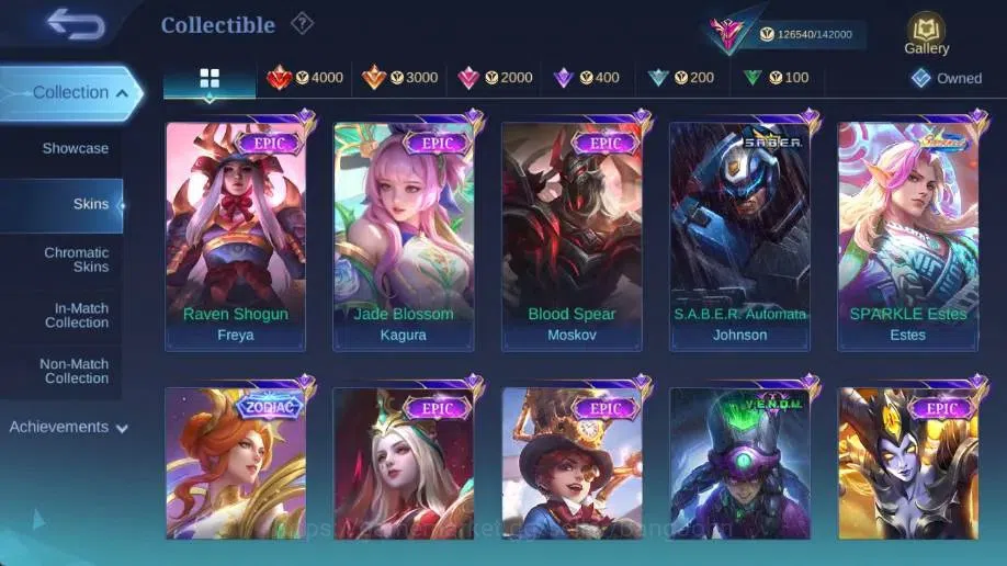 Mobile Legends: Bang Bang Accounts Global|Hero 132 Skin 361|Exalted|Legend Miya+Franc image 15