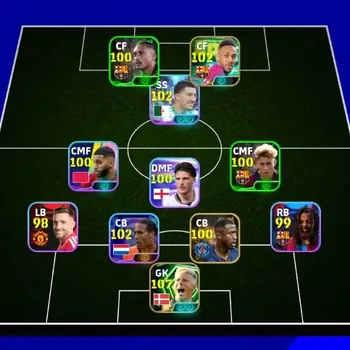 eFootball Accounts Legends & Iconic Players Android|PW 3129|Lionel Messi Show T,Ibrahim Maza Show T,Peter Schmeichel Epic,PE