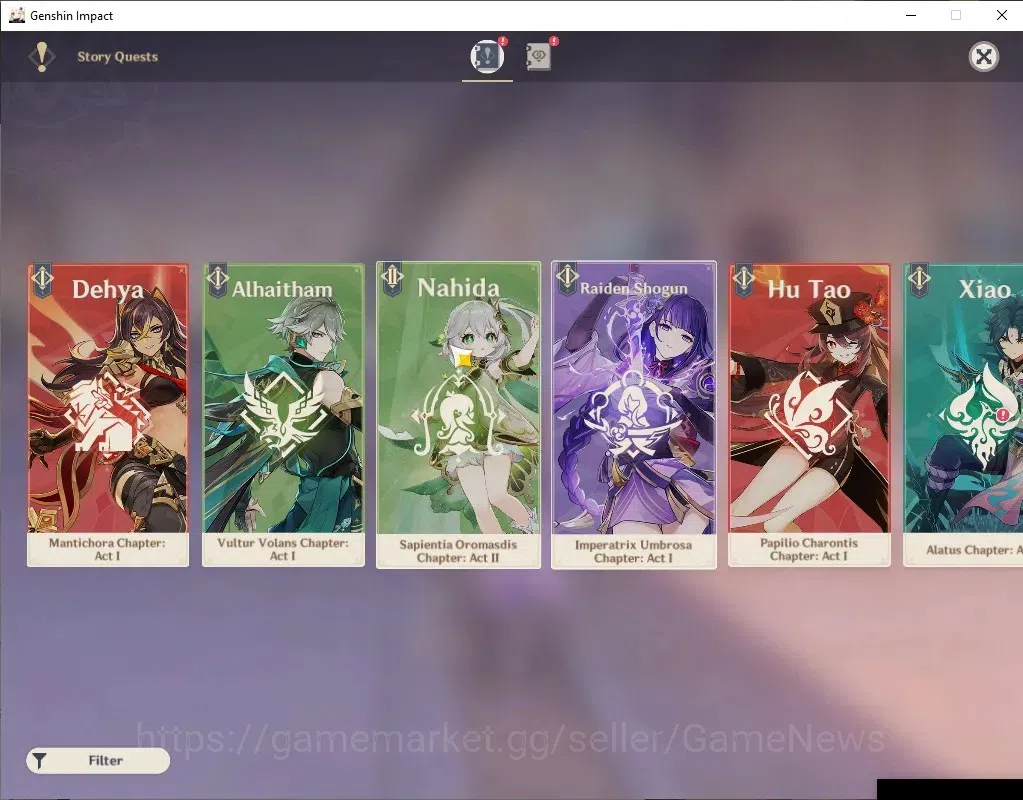 Genshin Impact Accounts Asia|AR53|4Limited+1(*5WP)|Nicole,Raiden,Nilou,HuT image 17